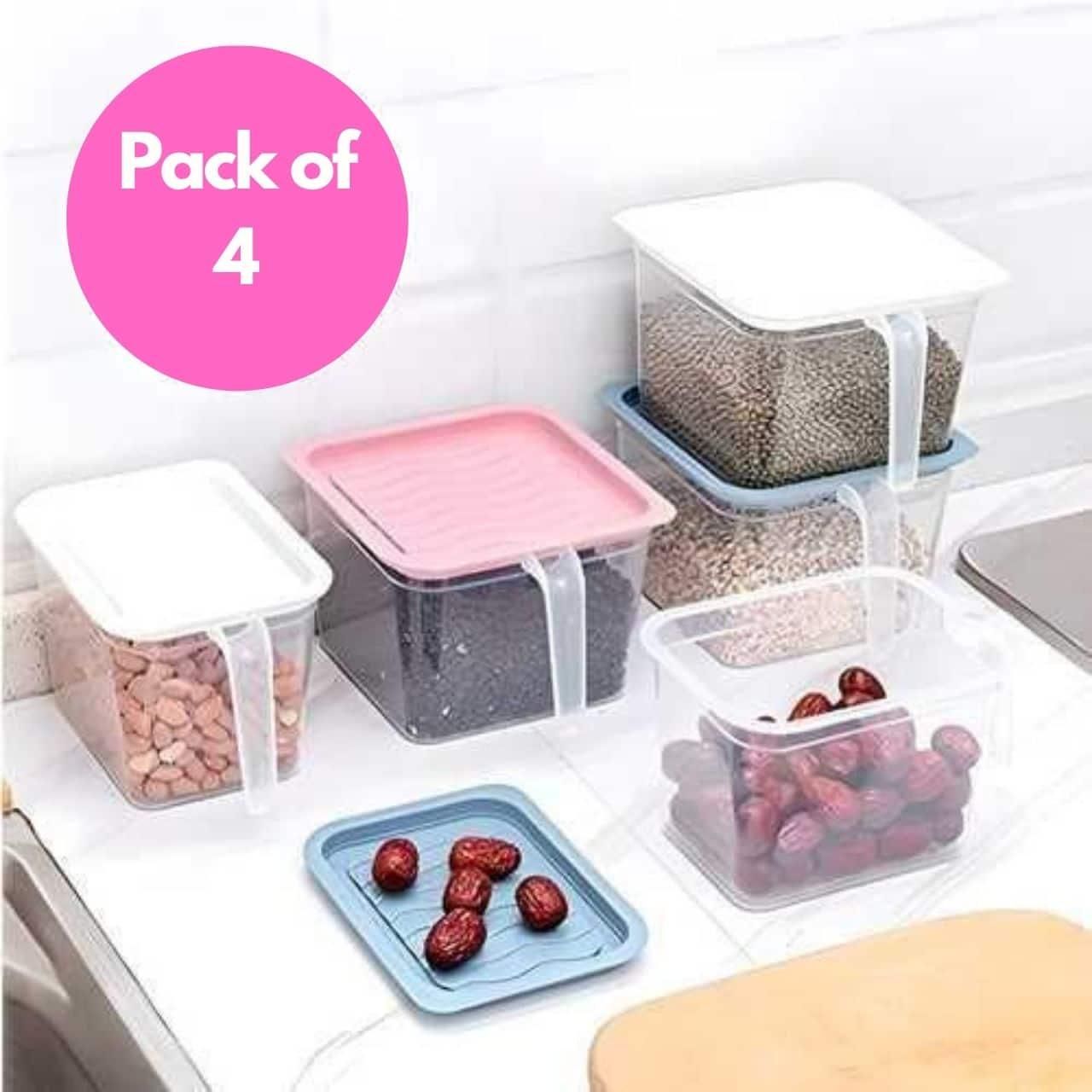 Unbreakable Kitchen Storage Basket Pack of 4